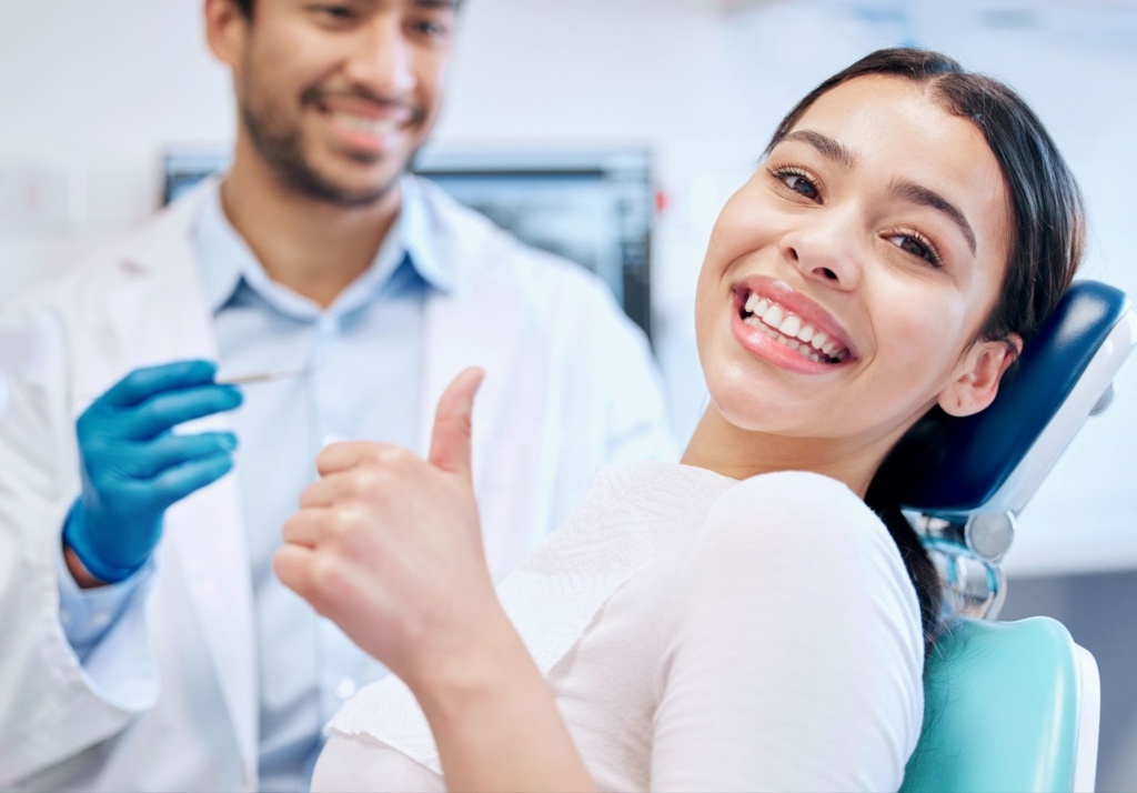 Girl With Dental Anxiety At Dentist